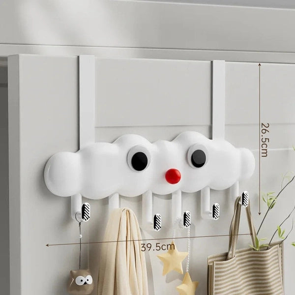 Household Cloud Hook, Door Punch-Free Strong Clothes Hook
