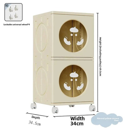 Folding Storage Cabinet, Toy and Snack Store Locker
