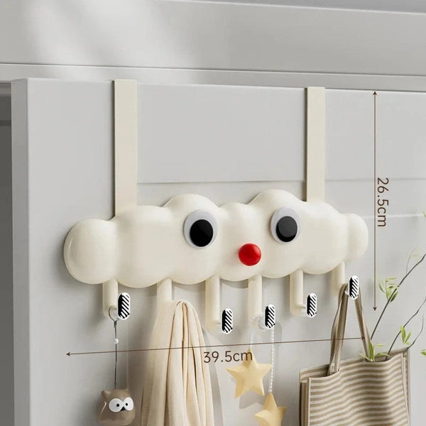 Household Cloud Hook, Door Punch-Free Strong Clothes Hook