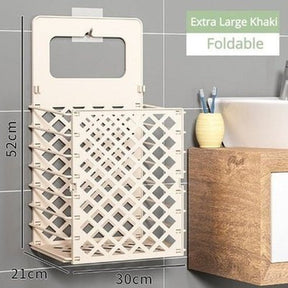 Wall-Mounted Laundry Hamper Dirty Clothes Organizer