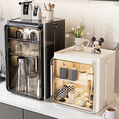 Dustproof Cup Storage Rack, Desktop Tea Cup Holder, Water Cup Holder