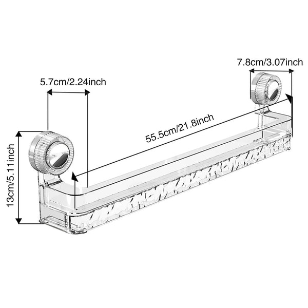 Suction Cup Retractable Slipper Rack