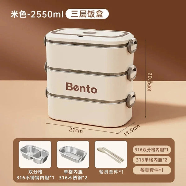 Stainless Steel Thermal Bento Lunch Box