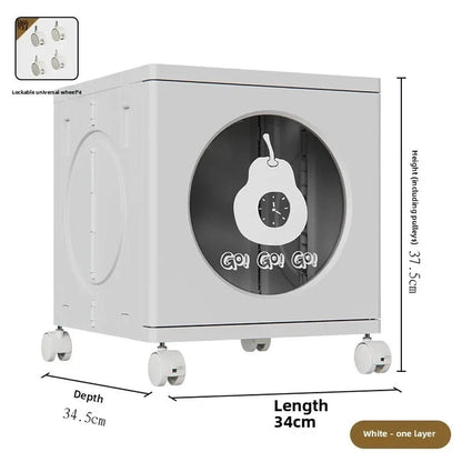 Folding Storage Cabinet, Toy and Snack Store Locker
