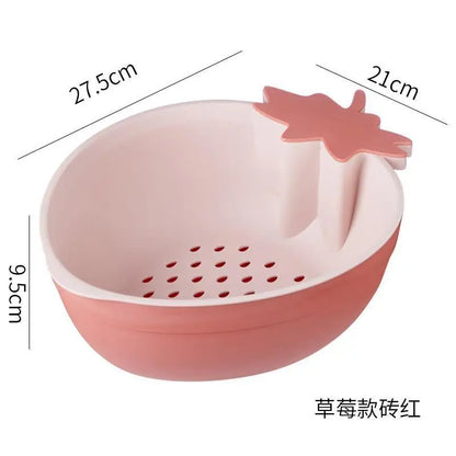 Double-Layer Kitchen Drain Basket