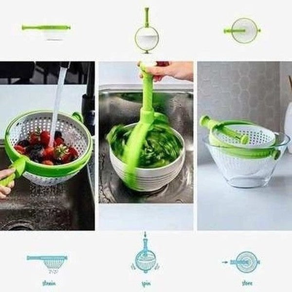 Strainer basket for washing fruits and vegetables
