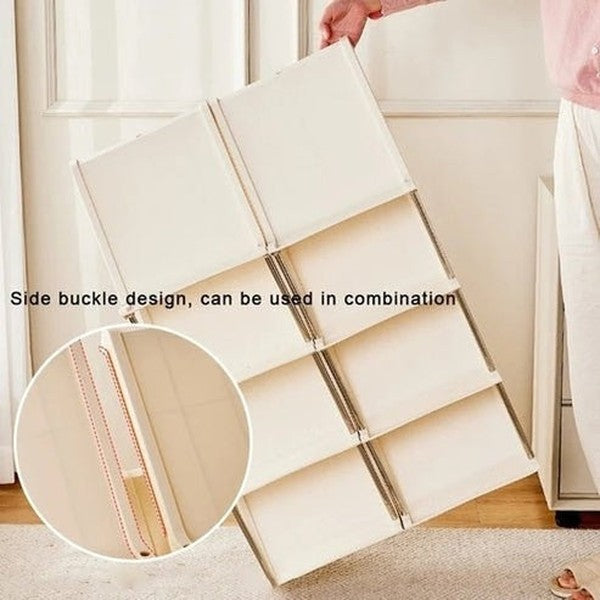 Plastic Shoe Rack Multi-Layer Stackable Shoe Organizer