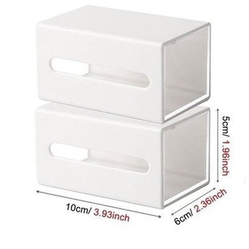 wall mounted storage box bathroom swabs jewelry organizer box home office sundries clips hairpin drawer. storage and organization: household storage containers.