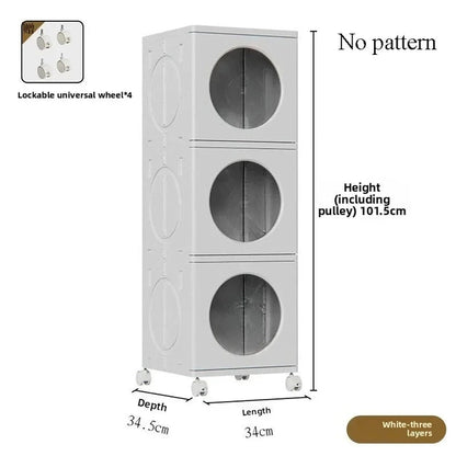 Folding Storage Cabinet, Toy and Snack Store Locker