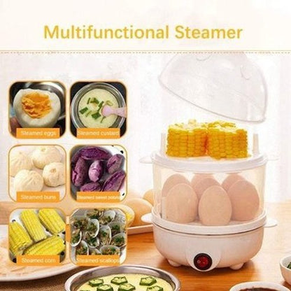 Double Layer Multifunction Electric Egg Cooker