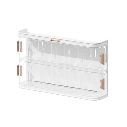 Wall-Mounted Multi-Layer Drawer Organizer Removable Clear Underwear