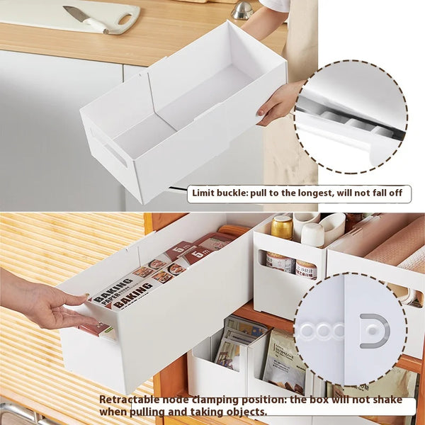 Retractable Kitchen Cabinet Storage Box