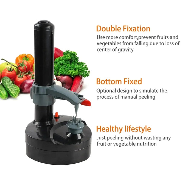 Houselin Electric Potato Peeler, Multifunction Electric Fruit Apple Peeler