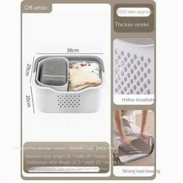 Laundry Basket partition for dirty clothes