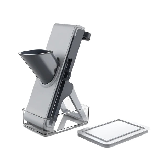 Safe Veggie Dicer for Julienne, French Fries, and Potatoes with Storage Box