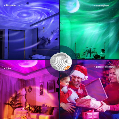Galaxy Projector Night Light – Rotating Starry Sky Planetarium Lamp