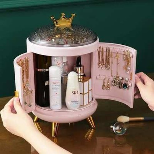 Princess Makeup Storage Box with Doors