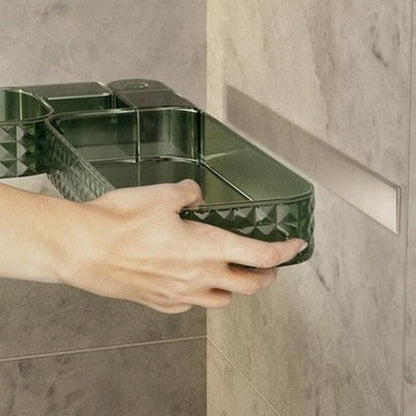 Acrylic Punch-Free Corner Shampoo Shower Storage Rack