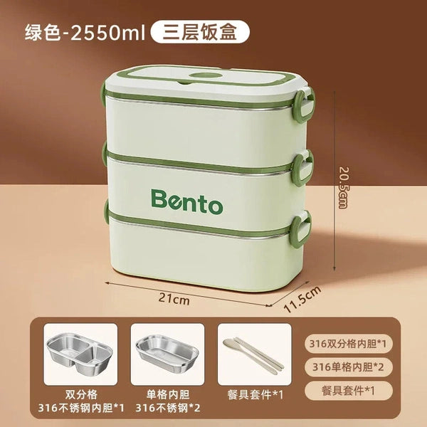 Stainless Steel Thermal Bento Lunch Box