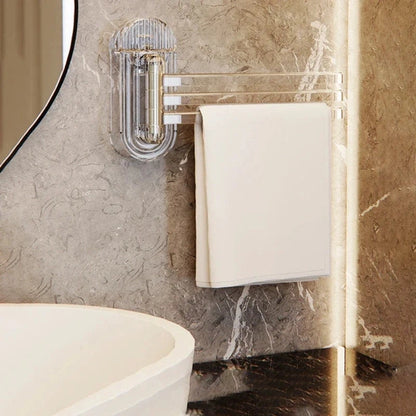 Household Suction Cup Rotating Rag Towel Rack