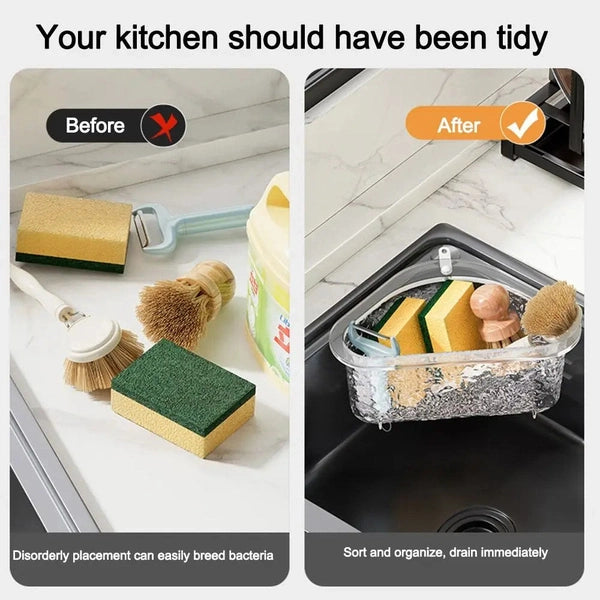 Portable Triangle Sink Drain Basket