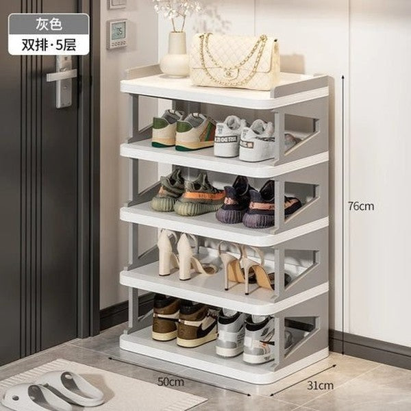 Modern Minimalist Layered Shoe Storage Organizer