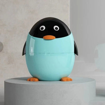 Cute Penguin Multiscenario Originality Practical Garbage Storage Bucket