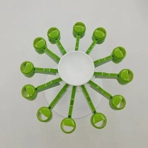 Sealing clip kitchen wall-mounted seasoning rack