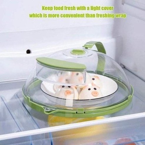  Splash-proof Reusable Microwave Cover Food Heating