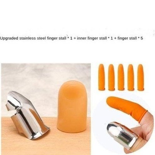 Stainless-Steel Vegetable Cutter Thumb Thimble