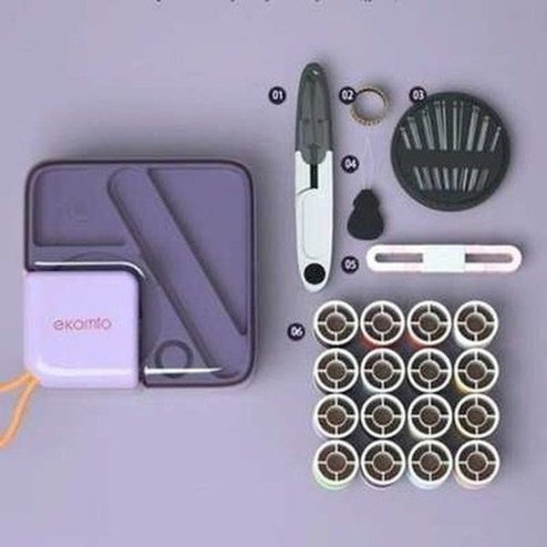 21-piece sewing box, practical small and simple set