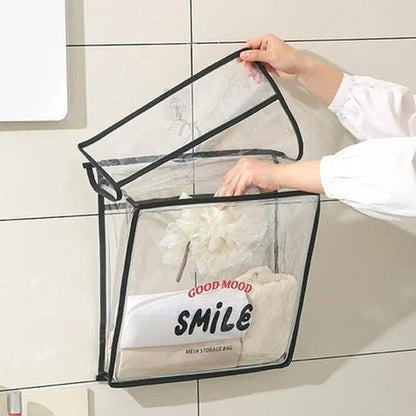 Wall-Mounted Waterproof Storage Bag Organizer with Phone Compartment