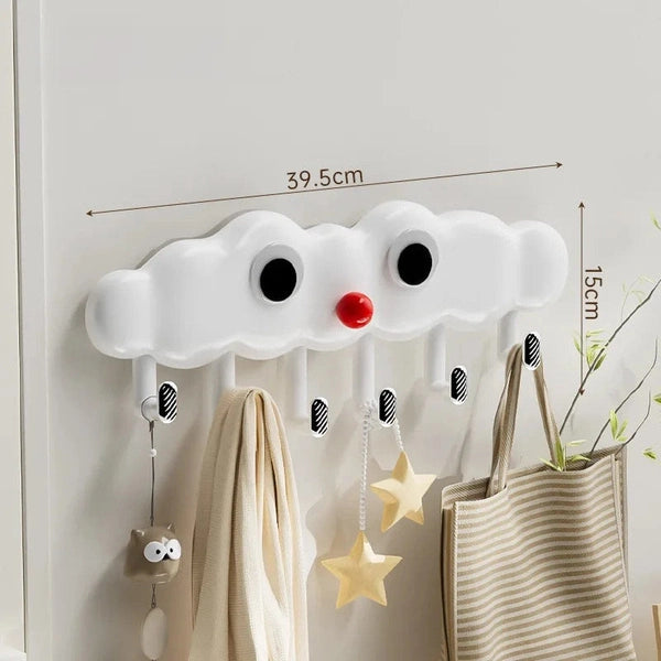 Household Cloud Hook, Door Punch-Free Strong Clothes Hook