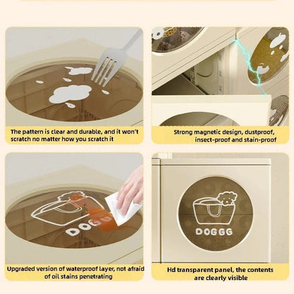 Folding Storage Cabinet, Toy and Snack Store Locker