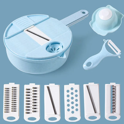 Kitchen Multifunctional Salad Utensils, Vegetable Chopper