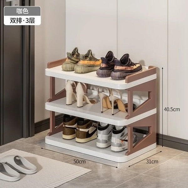 Modern Minimalist Layered Shoe Storage Organizer
