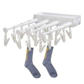Space Saving Expandable Wall Mounted Clothes Drying Rack