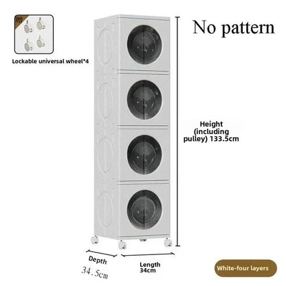 Folding Storage Cabinet, Toy and Snack Store Locker