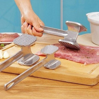1pcs Stainless Steel Useful Meat Tenderizer Hammer Tenderizers Loose Meat Hammer for Beaten Sides Steak. Kitchen Tools and Utensils: Meat Tenderizers.