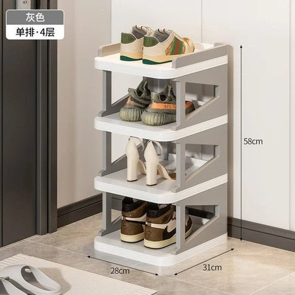 Modern Minimalist Layered Shoe Storage Organizer