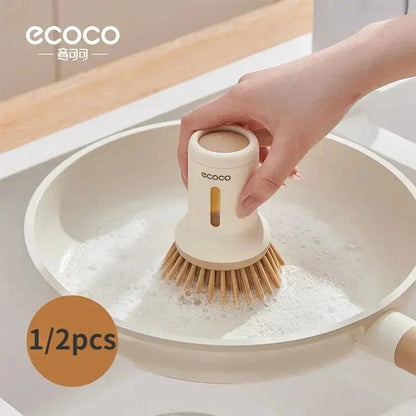 Ecoco Dish Cleaning Brushes, Long Kitchen Handle Household Cleaning Brush