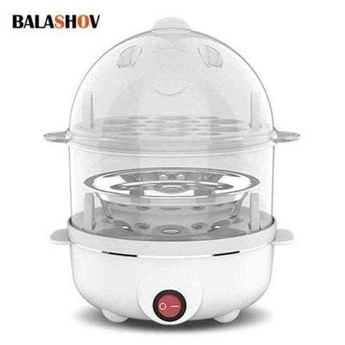 Double Layer Multifunction Electric Egg Cooker