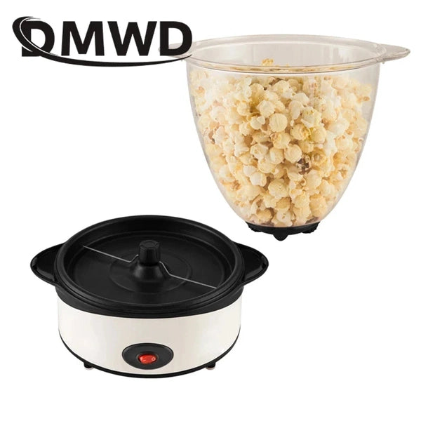 Mini Portable Electric Popcorn Maker Automatic Mini Hot Air Pop Corn Popping Machine