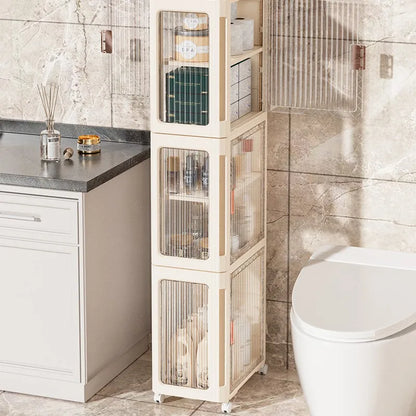 Crevice Cabinet Seam Organizer Cabinet, Bathroom Storage Rack