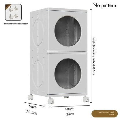 Folding Storage Cabinet, Toy and Snack Store Locker