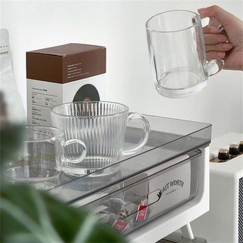 Coffee Cup Storage Rack Living Room Sundries Storage Organizer Home Accessories Office Sundries Storage Drawer. Type: Household Storage Containers.
