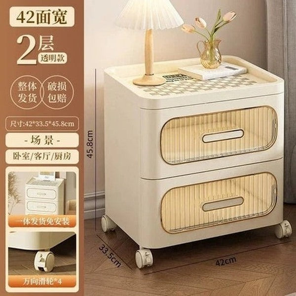 Slim Rolling Storage Cabinet | Japanese-Inspired Gap Organizer for Bedroom, Kitchen &amp; Bathroom