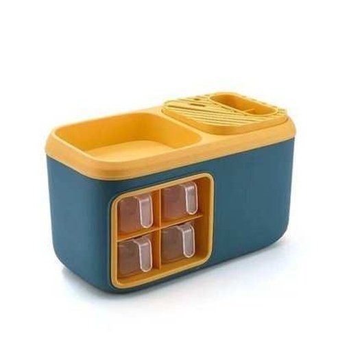 Seasoning Box Storage Rack Multifunction Knife Block Holder