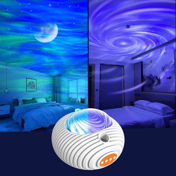 Galaxy Projector Night Light – Rotating Starry Sky Planetarium Lamp