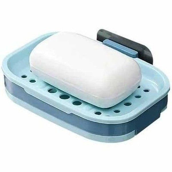 Self-Adhesive Bar Soap Dish Rack - No Drilling Wall Mount Solution